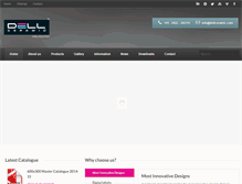 Tablet Screenshot of dellceramic.com